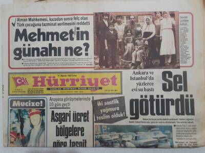 Hürriyet Gazetesi - 27 Ağustos 1982 - Sakıp Sabancı Politika Kim Ben Kim GZ112672 - 1