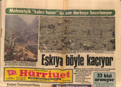 Hürriyet Gazetesi 27 Ağustos 1984 - Mehmetçik Kalıcı Huzur İçin Son Darbeye Hazırlanıyor GZ81753 - 1