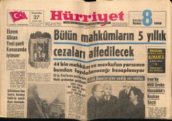 Hürriyet Gazetesi 27 Aralık 1962 - Bir Jet Düştü , İki Teğmen Şehit Oldu GZ68743 - 2