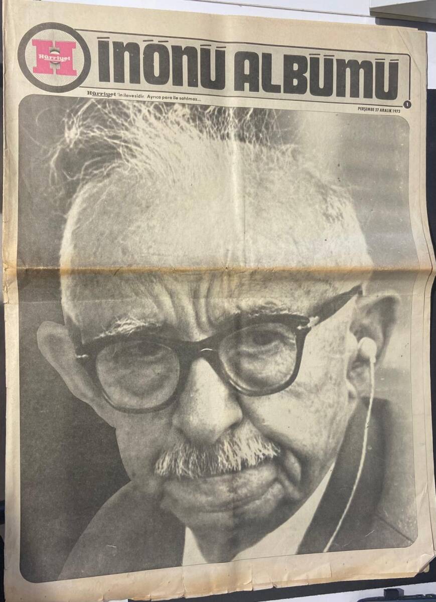 Hürriyet Gazetesi 27 Aralık 1973 - İsmet İnönü Albümü GZ153517 - 1