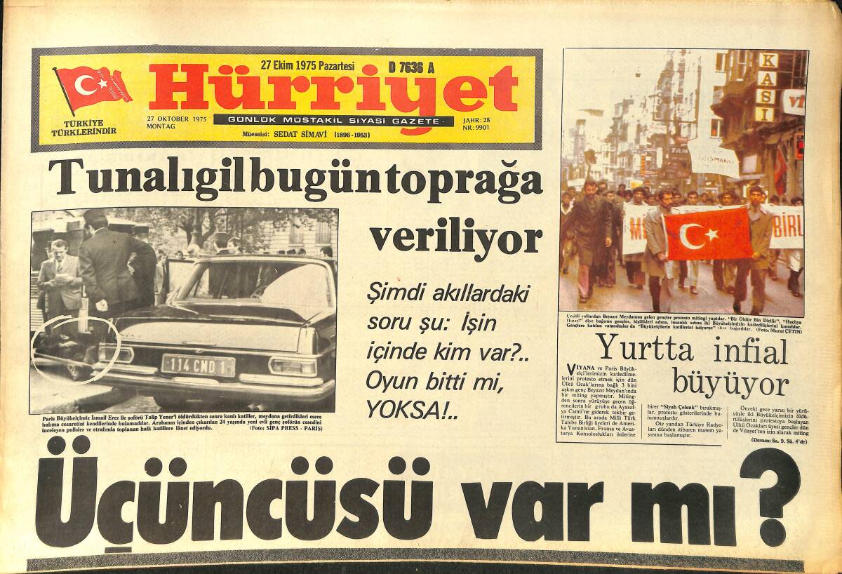 Hürriyet Gazetesi 27 Ekim 1975 - Trabzon'un Gücüsü Herkes Kabul Edecek - Kamacı: Şansınız Bol Olsun GZ157548 - 1