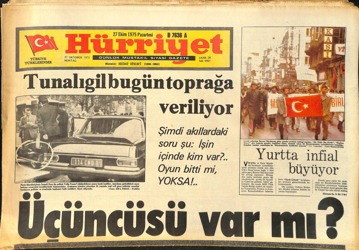 Hürriyet Gazetesi 27 Ekim 1975 - Trabzon'un Gücüsü Herkes Kabul Edecek - Kamacı: Şansınız Bol Olsun GZ157549 - 1