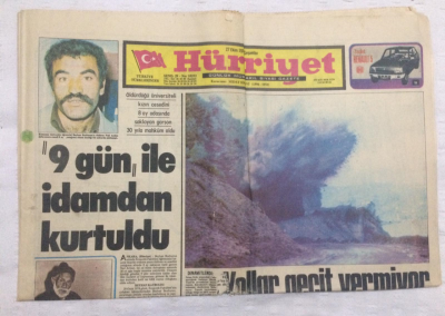 Hürriyet Gazetesi 27 Ekim 1976 - Giresun Eğitim Enstitüsünü Bu Kez De Sınavı Kazanan Öğrenciler İşgal Etti - GZ17860 - 1