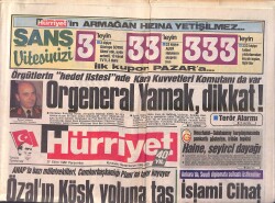 Hürriyet Gazetesi 27 Ekim 1988 - Organ Gencebay: Halkla Diyalog İçin - Ajda Pekkan: Düşümdeki Rol GZ155997 - 1
