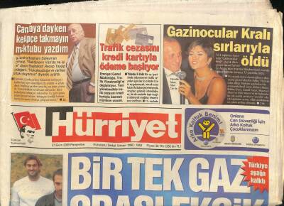 Hürriyet Gazetesi 27 Ekim 2005 - Gazinocular Kralı Fahrettin Aslan , Dün İstanbul Beykozdaki Evinde Şeker Koması Sonucu 73 Yaşında Öldü GZ96748 - 1