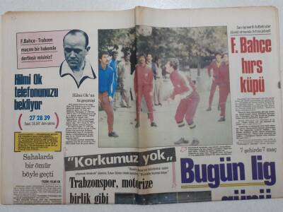 Hürriyet Gazetesi - 27 Eylül 1980 - Fenerbahçe Hırs Küpü GZ111726 - 1