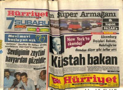 Hürriyet Gazetesi 27 Eylül 1985 - Doğum Günü Hediyesi GZ55059 - 1