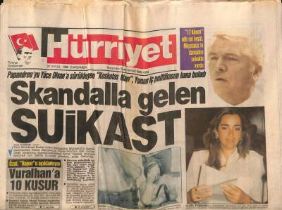 Hürriyet Gazetesi 27 Eylül 1989 - Gülşen Bubikoğlundan Akşamcılara Uyarı 2 Kadeh Yarar 3 Kadeh Zarar GZ80814 - 1