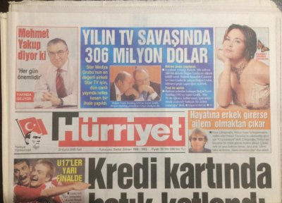 Hürriyet Gazetesi 27 Eylül 2005 - Kredi Kartında Batık Katlandı GZ21940 - 1