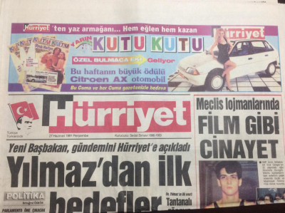 Hürriyet Gazetesi 27 Haziran 1991 - İngilterede 54 Yıldır Saklanan Sır Açıklandı - GZ12040 - 1