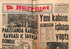 Hürriyet Gazetesi 27 Mart 1971 - Pakistanda Kardeş Kavgası İç Savaşa Döndü GZ72666 - 2
