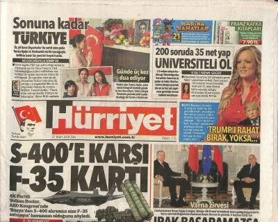 Hürriyet Gazetesi 27 Mart 2018 - Çiftlik Osmana Geçici Tutuklama GZ84605 - 1