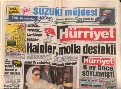 Hürriyet Gazetesi 27 Mayıs 1989 - Kaçkar Dağı , Kelaynak Ve Kaplumbağalar Kadar İlgi Bekliyor - Özalın Yeni Jeti İşe Yaradı GZ119038 - 1