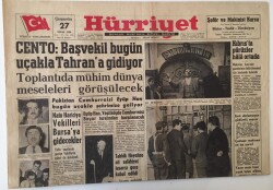 Hürriyet Gazetesi 27 Nisan 1960 - Başvekil Bugün Uçakla Tahrana Gidiyor Toplntıda Mühim Dünya Meseleleri Görüşülecek - GZ16478 - 1