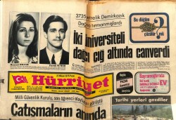 Hürriyet Gazetesi 27 Nisan 1975 - Çatışmaların Anında Bastırılması İsteniyor GZ65285 - 2
