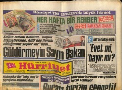 Hürriyet Gazetesi 27 Nisan 1987 - Ahu Tuğba , Ancak Bu Kadar Kapanabildi... GZ69343 - 2