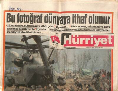 Hürriyet Gazetesi 27 Nisan 1991 - Rafsancani , GAP Bölgesini Gezecek GZ84059 - 1