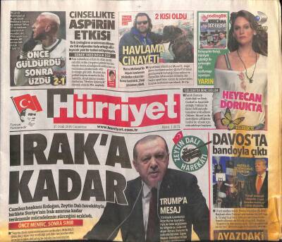 Hürriyet Gazetesi 27 Ocak 2018 - Binali Yıldırım Amerikanın Racon Kesmeye Hakkı Yok - Şenol Güneş İkinci Yarıyı Beğenmedim GZ125616 - 1