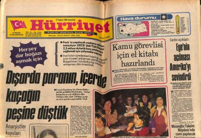 Hürriyet Gazetesi 27 Şubat 1980 - Fransada Açlık Grevi Yapan Türk İşçilerine Kilise Sahip Çıktı GZ56240 - 1