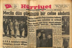 Hürriyet Gazetesi 27 Temmuz 1958 - Başvekil Menderes Dün Londraya Hareket Etti GZ68944 - 2