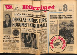 Hürriyet Gazetesi 27 Temmuz 1965 - Hollandalı Fred Roos , Hürriyet İçin Kıbrısı Baştan Başa Dolaştı GZ67708 - 1