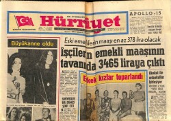 Hürriyet Gazetesi 27 Temmuz 1971 - Liz Taylorun İlk Torunu Kız GZ67838 - 2