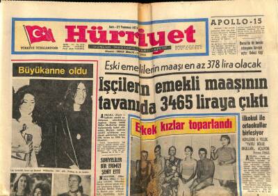 Hürriyet Gazetesi 27 Temmuz 1971 - Liz Taylorun İlk Torunu Kız GZ67838 - 1