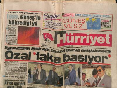 Hürriyet Gazetesi 27 Temmuz 1989 - İran Büyükelçisi , Sınır Boylarımızda Hükümetten Gizli Gelişmeler Olduğunu İddia Etti GZ117606 - 1