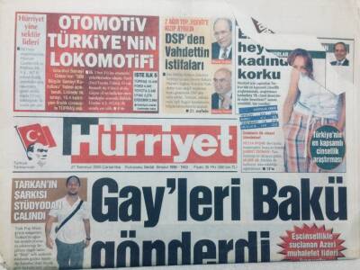 Hürriyet Gazetesi 27 Temmuz 2005 - Tarkanın Şarkısı Stüdyodan Çalındı GZ46922 - 1