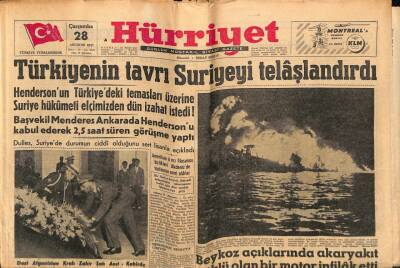 Hürriyet Gazetesi 28 Ağustos 1957 - İzmirde Grip Salgın Halinde GZ69000 - 1