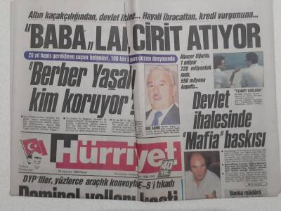 Hürriyet Gazetesi - 28 Ağustos 1988 - Demirel Yolları Kesti GZ111723 - 1