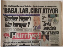 Hürriyet Gazetesi 28 Ağustos 1988 - Devlet İhalesinde Mafia Baskısı - GZ16134 - 1