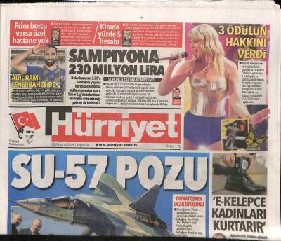 Hürriyet Gazetesi 28 Ağustos 2019 - 2 Bin 500 Yıllık Posta Merkezi GZ84344 - 1