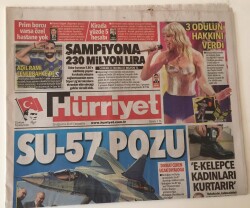 Hürriyet Gazetesi - 28 Ağustos 2019 - F-35 Konusunda Türk -ABD Gerilimi Sürüyor - GZ43522 - 1