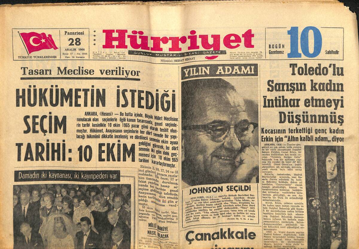 Hürriyet Gazetesi 28 Aralık 1964 - Brigitte Bardot İle Bob Zaguri Brezilya'da - Mylene Demongeot'nun Kocası Tarafından Çekilmiş Fotoğrafı GZ146950 - 1