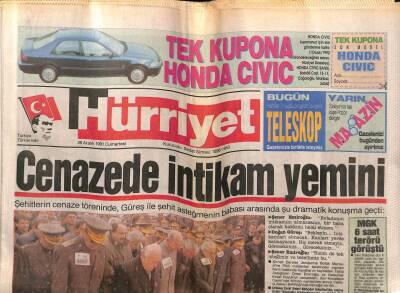 Hürriyet Gazetesi 28 Aralık 1991 - Doğum Günü Hediyesi GZ55406 - 1
