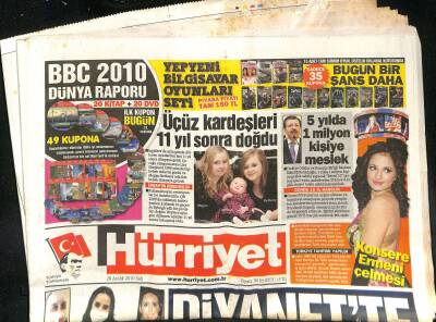 Hürriyet Gazetesi 28 Aralık 2010 - İKO Hristiyanların Noelini Kutladı - Diyanette Yeni Vitrin GZ125527 - 1