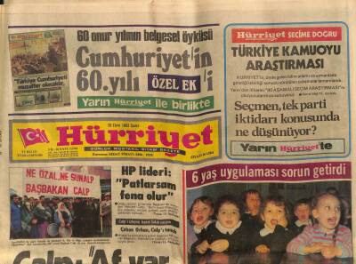 Hürriyet Gazetesi 28 Ekim 1983 - Etap Marmara Oteli Satılıyor GZ80893 - 1