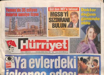 Hürriyet Gazetesi 28 Ekim 2005 - Yemende 35 Milyon Dolarlık Camiye İsyan - Uğur Dündar Ve Ekibine Gözaltı GZ96749 - 1
