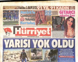 Hürriyet Gazetesi 28 Ekim 2014 - Erdoğan Bayraktar'ın Oğlu 1 Saat İfade Verdi - Mardin Tedirgin GZ160178 - Gökçekoleksiyon