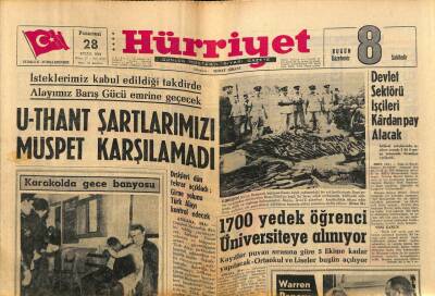 Hürriyet Gazetesi 28 Eylül 1964 - Oswald Ve Rubynin Herhangi Bir Teşkilatla İlgisi Yok GZ81906 - 1