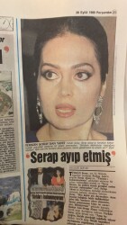 Hürriyet Gazetesi 28 Eylül 1989 - Türkan Şoraydan Yanıt GZ80851 - 2