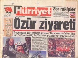 Hürriyet Gazetesi 28 Eylül 1996 - Zeki Müren'i 100 Bin Kişi Uğurladı, Ajda Perişan Oldu - Milli Erkek İbo GZ2998 - Gökçekoleksiyon