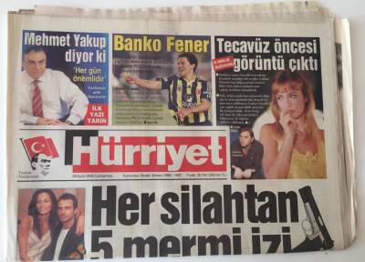 Hürriyet Gazetesi - 28 Eylül 2005 - Gamze Özçelikin Eski Sevgilisinin Bilgisayarında Tecavüz Öncesi Görüntü Çıktı - GZ43518 - 1