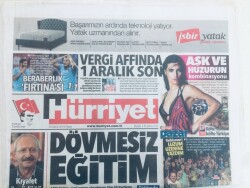 Hürriyet Gazetesi - 28 Eylül 2014 - Suriyeli Kürtler Doğal Müttefik GZ46295 - 2