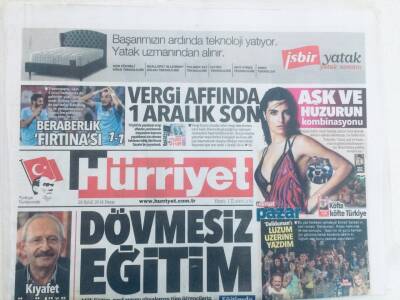 Hürriyet Gazetesi - 28 Eylül 2014 - Suriyeli Kürtler Doğal Müttefik GZ46295 - 2