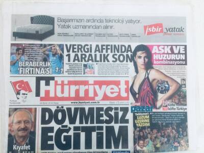 Hürriyet Gazetesi - 28 Eylül 2014 - Suriyeli Kürtler Doğal Müttefik GZ46295 - 1