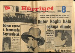 Hürriyet Gazetesi 28 Haziran 1962 - Sophia Loren Ve Eşi Yargılanacak GZ72627 - 1
