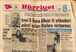 Hürriyet Gazetesi 28 Haziran 1963 - İsveçli Hava Albayı 15 Yıldan Beri Askeri Sırları Ruslara Veriyormuş GZ70924 - 2