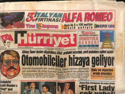 Hürriyet Gazetesi 28 Haziran 1990 - Trump , Borçları Yüzünden Milyarderlik Yaşamına Vedaya Hazırlanıyor - Otomobilciler Hizaya Geliyor GZ122900 - 1